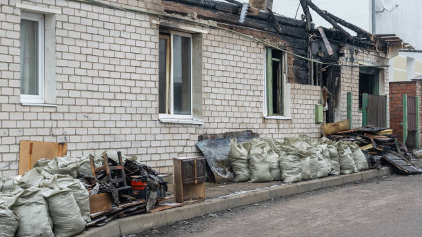 Professional Smoke Damage Removal technician working in Rockville, MN